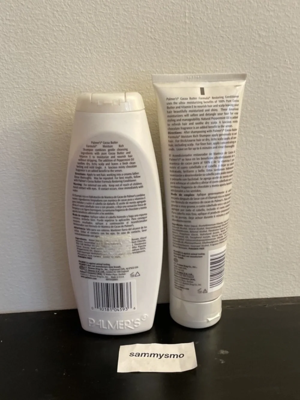 Palmer's Cocoa Butter Formula Restoring & Moisture Rich Shampoo conditioner x 2